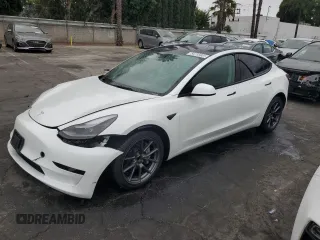 2023 Tesla Model 3 z VIN 5YJ3E1EA8PF447435, wystawiony jako Copart lot #65969235 z przebiegiem Nie podano mil oraz Czysty tytuł • Clean title. Historia ofert i sprzedaży dostępna na DreamBid. Obrazek 1.