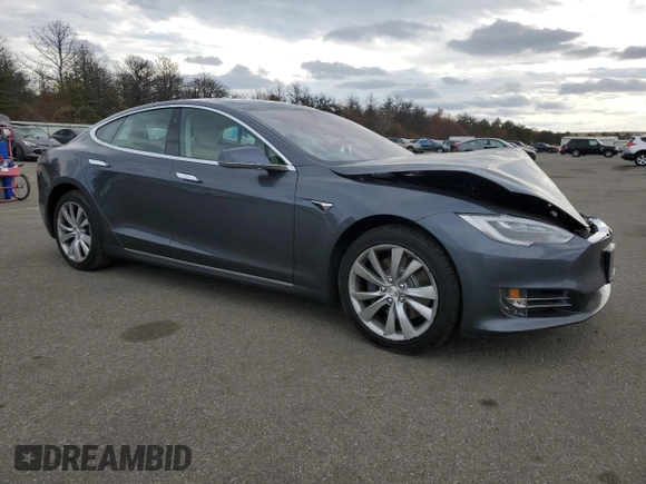 2017 Tesla Model S 60 with VIN 5YJSA1E14HF195384, listed as a Copart auction lot 78435364 with 49,736 mi miles and Salvage title. Bid and sale history available at DreamBid. Image 4.