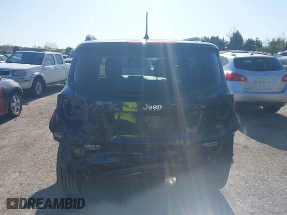 2021 Jeep Renegade Latitude with VIN ZACNJCBB4MPN27152, listed as a IAAI auction lot 41989343 with 26,951 mi miles and . Bid and sale history available at DreamBid. Image 17.