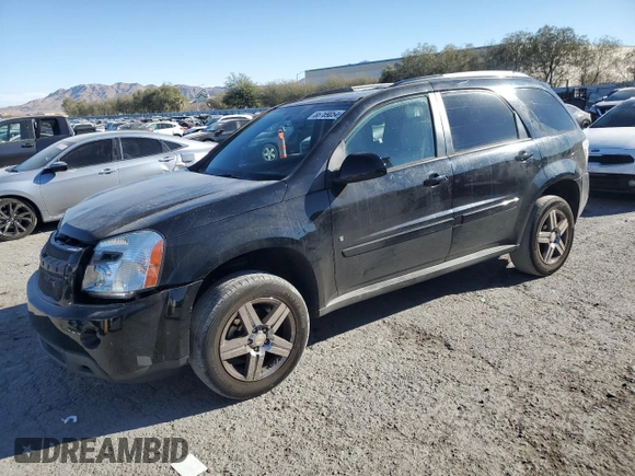 2007 Chevrolet Equinox LT with VIN 2CNDL63F076227293, listed as a Copart auction lot 86769054 with 107,691 mi miles and Salvage Title. Bid and sale history available at carsss.com. Image 1.
