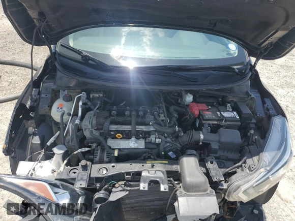 2021 Nissan Versa SV with VIN 3N1CN8EV7ML912282, listed as a Copart auction lot 58038755 with 65,525 mi miles and Salvage title. Bid and sale history available at DreamBid. Image 11.