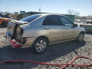 2008 Kia Spectra SX with VIN KNAFE121585534159, listed as a Copart auction lot 47264085 with 238,871 mi miles and Salvage Title. Bid and sale history available at carsss.com. Image 3.