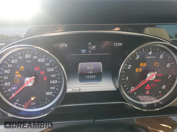 2018 Mercedes-Benz E-Class E 300 with VIN WDDZF4JB5JA309171, listed as a Copart auction lot 50759885 with 75,993 mi miles and Clean Title. Bid and sale history available at carsss.com. Image 9.