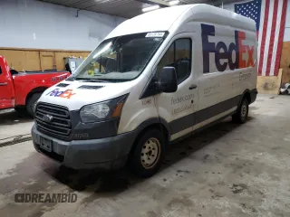 2017 Ford Transit with VIN 1FTYR2XMXHKA69906, listed as a Copart auction lot 85126754 with 261,708 mi miles and Salvage Title. Bid and sale history available at carsss.com. Image 1.