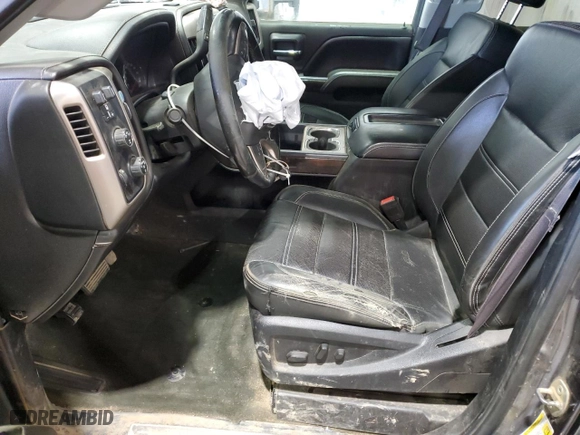 2015 GMC Sierra 2500HD Denali with VIN 1GT120E84FF514856, listed as a Copart auction lot 61423374 with 204,130 mi miles and Salvage Title. Bid and sale history available at carsss.com. Image 7.