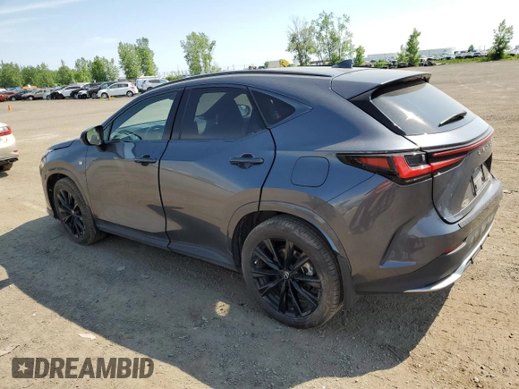 2022 Lexus NX with VIN JTJKKCFZ5N2003110, listed as a Copart auction lot 57135704 with 16,640 mi miles and Salvage Title. Bid and sale history available at carsss.com. Image 2.