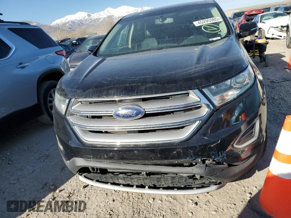 2017 Ford Edge Titanium with VIN 2FMPK4K91HBB91140, listed as a Copart auction lot 45295985 with 139,070 mi miles and Salvage Title. Bid and sale history available at carsss.com. Image 5.