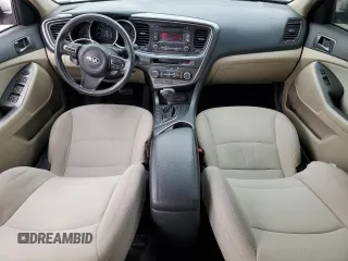 2015 Kia Optima LX with VIN KNAGM4A71F5529133, listed as a Copart auction lot 48345335 with 90,671 mi miles and Salvage Title. Bid and sale history available at carsss.com. Image 8.