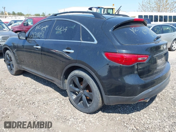 2015 Infiniti QX70 с VIN JN8CS1MWXFM481585, выставлен на аукционе IAAI как лот 42102964 с пробегом Не указан миль и . История ставок и продаж доступна на DreamBid. Изображение 3.