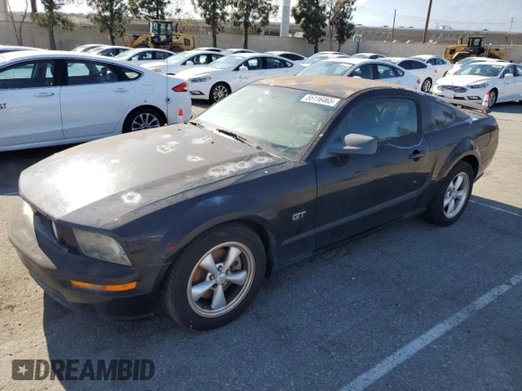 2008 Ford Mustang GT Deluxe with VIN 1ZVHT82H485176329, listed as a Copart auction lot 55116465 with 90,929 mi miles and Clean Title. Bid and sale history available at carsss.com. Image 1.