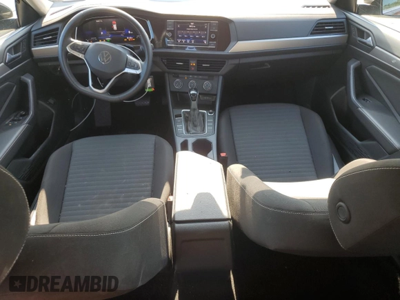 2024 Volkswagen Jetta S with VIN 3VW5M7BU8RM031765, listed as a Copart auction lot 63700505 with 40,808 mi miles and Clean title. Bid and sale history available at DreamBid. Image 8.
