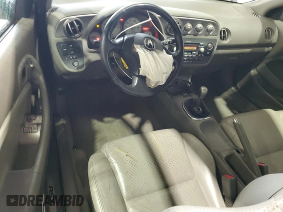 2005 Acura RSX Type S with VIN JH4DC53045S010557, listed as a Copart auction lot 56964515 with 142,601 mi miles and Salvage title. Bid and sale history available at DreamBid. Image 8.
