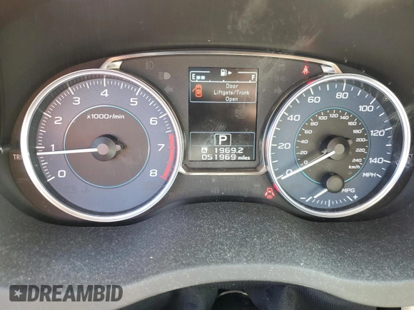 2015 Subaru Crosstrek Limited with VIN JF2GPAMC8F8226304, listed as a Copart auction lot 62300535 with 51,969 mi miles and Clean title. Bid and sale history available at DreamBid. Image 9.