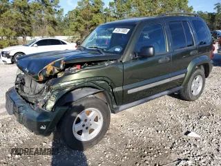 2007 Jeep Liberty Sport with VIN 1J4GK48K97W718251, listed as a Copart auction lot 47977005 with 196,520 mi miles and Salvage Title. Bid and sale history available at carsss.com. Image 1.