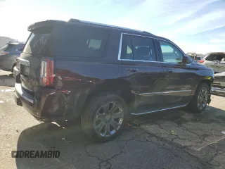 2017 GMC Yukon Denali with VIN 1GKS2CKJ5HR229277, listed as a Copart auction lot 87868105 with 95,714 mi miles and Salvage Title. Bid and sale history available at carsss.com. Image 3.