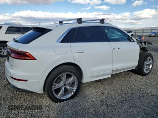 2022 Audi Q8 Premium Plus with VIN WA1BVBF18ND019444, listed as a Copart auction lot 79656994 with 0 mi miles and Salvage Title. Bid and sale history available at carsss.com. Image 3.