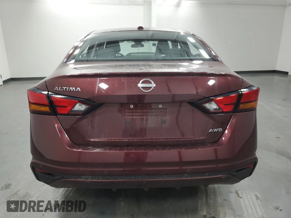 2025 Nissan Altima SV with VIN 1N4BL4DW1SN317805, listed as a Copart auction lot 53736445 with 10,384 mi miles and Clean Title. Bid and sale history available at DreamBid. Image 6.