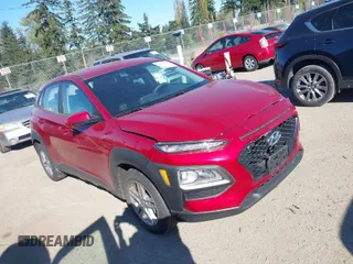 2021 Hyundai Kona SE with VIN KM8K1CAA8MU685132, listed as a IAAI auction lot 42063844 with 15,519 mi miles and . Bid and sale history available at carsss.com. Image 1.
