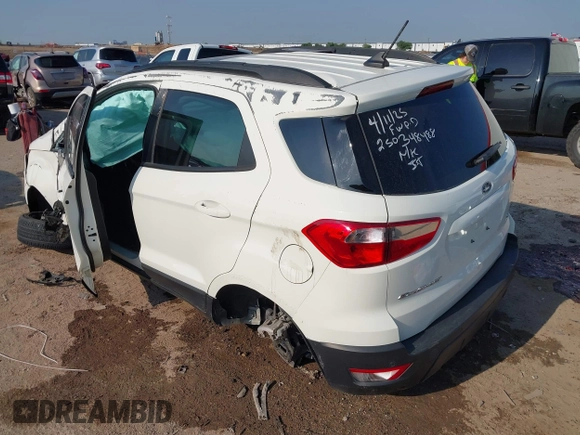 2021 Ford EcoSport SE with VIN MAJ3S2GE2MC439943, listed as a IAAI auction lot 42047981 with Not provided miles and . Bid and sale history available at DreamBid. Image 3.