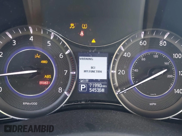 2015 Infiniti QX80 z VIN JN8AZ2NC8F9370971, wystawiony jako IAAI lot #40405096 z przebiegiem 71 990 mil mil oraz . Historia ofert i sprzedaży dostępna na DreamBid. Obrazek 7.