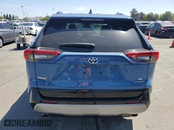2023 Toyota RAV4 Hybrid SE with VIN 4T3T6RFV2PU110878, listed as a Copart auction lot 62565965 with 48,600 mi miles and Salvage title. Bid and sale history available at DreamBid. Image 6.