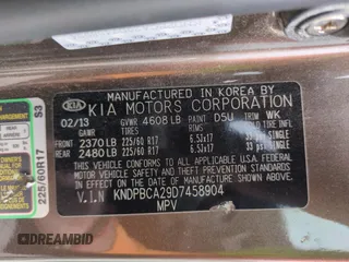 2013 Kia Sportage LX z VIN KNDPBCA29D7458904, wystawiony jako Copart lot #59175745 z przebiegiem 100 719 mil mil oraz Szkoda całkowita • Salvage title. Historia ofert i sprzedaży dostępna na DreamBid. Obrazek 14.