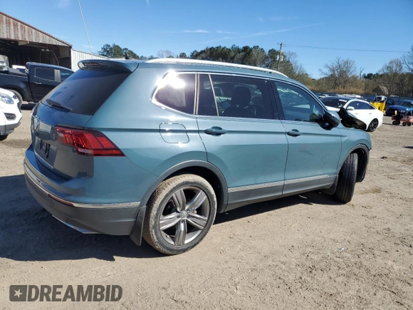 2021 Volkswagen Tiguan SE with VIN 3VV3B7AX8MM104042, listed as a Copart auction lot 53059115 with 44,219 mi miles and Salvage Title. Bid and sale history available at DreamBid. Image 3.