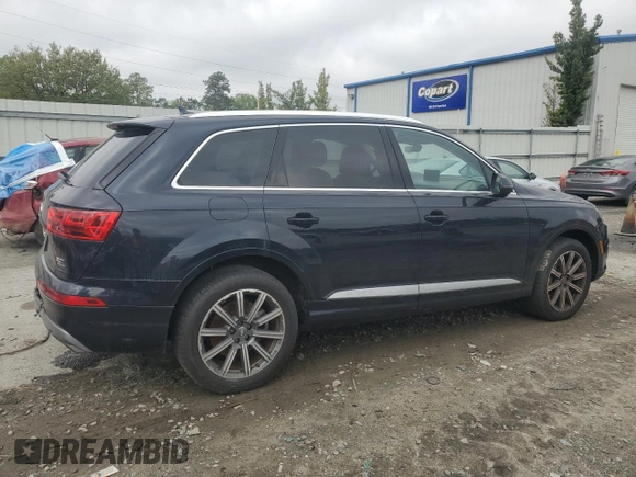 2017 Audi Q7 Premium Plus with VIN WA1LAAF73HD032248, listed as a Copart auction lot 51602595 with 103,965 mi miles and Salvage Title. Bid and sale history available at carsss.com. Image 3.