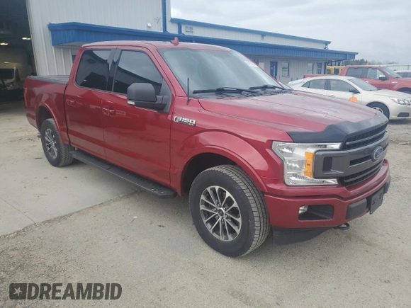 2018 Ford F-150 XL with VIN 1FTEW1EG9JFA21542, listed as a Copart auction lot 54735885 with 135,096 mi miles and Clean Title. Bid and sale history available at carsss.com. Image 4.