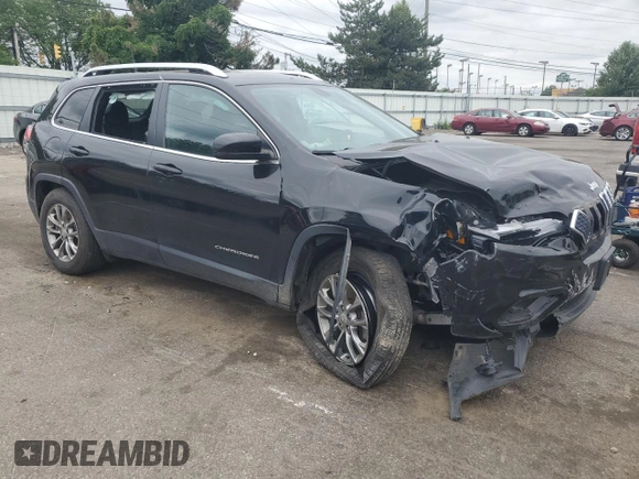 2020 Jeep Cherokee Latitude Plus with VIN 1C4PJMLB3LD530685, listed as a Copart auction lot 57347884 with 94,807 mi miles and Salvage Title. Bid and sale history available at carsss.com. Image 4.