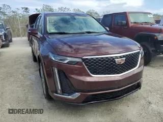 2022 Cadillac XT6 Premium Luxury with VIN 1GYKPCRS1NZ146012, listed as a Copart auction lot 74685314 with 46,626 mi miles and Non Repairable. Bid and sale history available at carsss.com. Image 5.