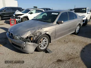 2003 BMW 5 Series 525iA with VIN WBADT43453G034099, listed as a Copart auction lot 71457414 with 0 mi miles and Salvage Title. Bid and sale history available at carsss.com. Image 1.