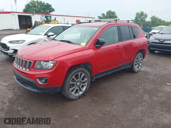 2017 Jeep Compass Sport with VIN 1C4NJCBA8HD166880, listed as a IAAI auction lot 42593173 with 110,397 mi miles and . Bid and sale history available at DreamBid. Image 2.