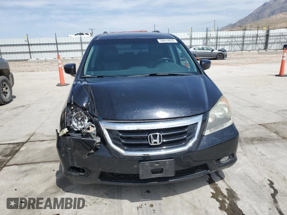 2008 Honda Odyssey Touring with VIN 5FNRL38908B092436, listed as a Copart auction lot 59914655 with 186,462 mi miles and Salvage title. Bid and sale history available at DreamBid. Image 5.