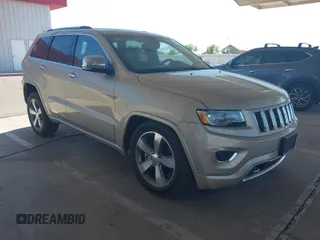 2014 Jeep Grand Cherokee Overland with VIN 1C4RJFCT4EC400565, listed as a IAAI auction lot 41937436 with 56,481 mi miles. Bid and sale history available at carsss.com. Image 1.