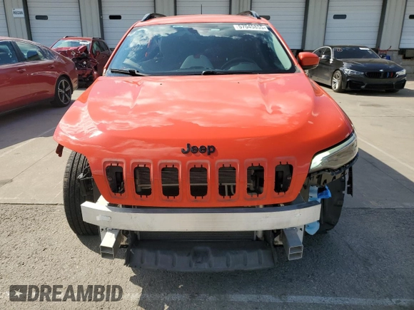 2021 Jeep Cherokee Altitude with VIN 1C4PJLLB0MD120101, listed as a Copart auction lot 57045855 with 61,377 mi miles and Salvage title. Bid and sale history available at DreamBid. Image 5.