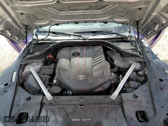 2022 Toyota Supra 3.0 with VIN WZ1DB0C02NW050038, listed as a Copart auction lot 47688985 with Not provided miles and Salvage title. Bid and sale history available at DreamBid. Image 11.