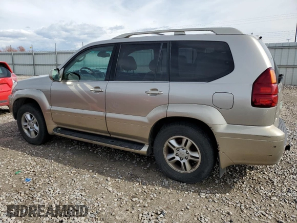 2004 Lexus GX 470 with VIN JTJBT20X840036305, listed as a Copart auction lot 56064085 with 215,194 mi miles and Clean Title. Bid and sale history available at DreamBid. Image 2.