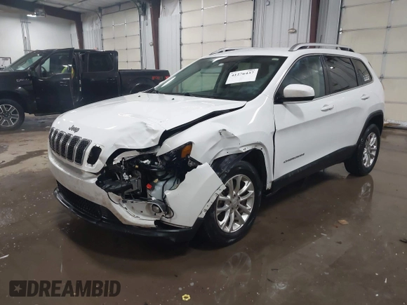 2019 Jeep Cherokee Latitude with VIN 1C4PJLCX2KD205286, listed as a IAAI auction lot 41276437 with 112,333 mi miles. Bid and sale history available at carsss.com. Image 17.