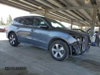 2014 Acura MDX with VIN 5FRYD3H25EB015468, listed as a Copart auction lot 53135115 with 136,477 mi miles and Salvage Title. Bid and sale history available at DreamBid. Image 4.