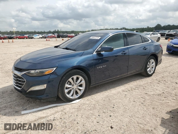2021 Chevrolet Malibu LT with VIN 1G1ZD5ST5MF029988, listed as a Copart auction lot 54847275 with 52,496 mi miles and Non Repairable. Bid and sale history available at DreamBid. Image 1.