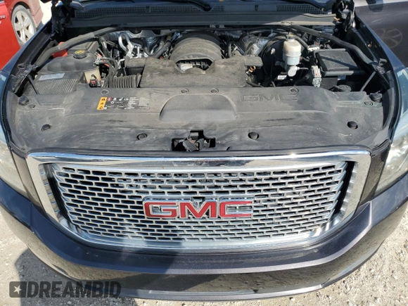 2017 GMC Yukon Denali with VIN 1GKS1CKJ9HR243427, listed as a Copart auction lot 74090204 with 0 mi miles and Non Repairable. Bid and sale history available at carsss.com. Image 12.
