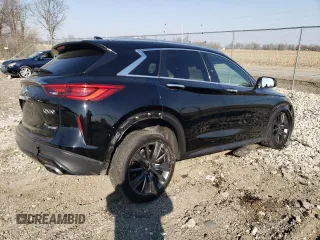 2020 Infiniti QX50 Essential z VIN 3PCAJ5M36LF111922, wystawiony jako Copart lot #49110135 z przebiegiem 40 843 mil mil oraz Szkoda całkowita • Salvage title. Historia ofert i sprzedaży dostępna na DreamBid. Obrazek 3.