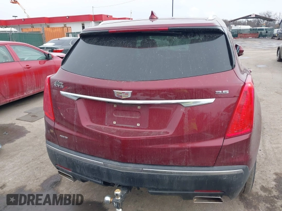 2017 Cadillac XT5 Premium Luxury AWD with VIN 1GYKNERS8HZ119329, listed as a IAAI auction lot 41342442 with 168,320 mi miles. Bid and sale history available at carsss.com. Image 16.