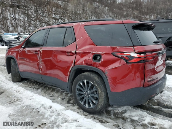 2023 Chevrolet Traverse RS with VIN 1GNEVJKW8PJ235059, listed as a Copart auction lot 44896475 with 38,741 mi miles and Salvage Title. Bid and sale history available at carsss.com. Image 2.