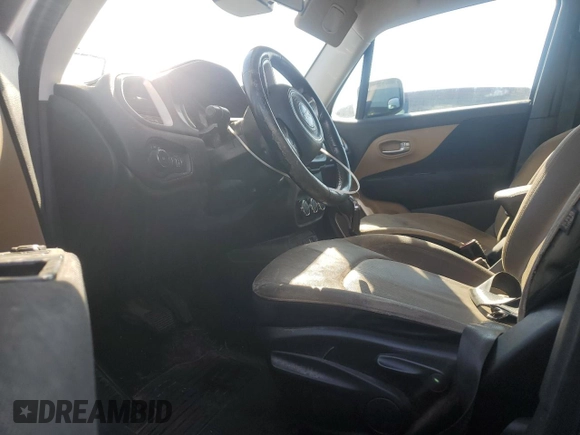 2017 Jeep Renegade Latitude with VIN ZACCJABB7HPE91641, listed as a Copart auction lot 53029205 with 210,002 mi miles and Salvage title. Bid and sale history available at DreamBid. Image 7.