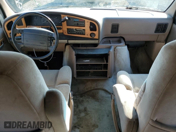 1993 Ford Econoline Cargo with VIN 1FDEE14N3PHA63541, listed as a Copart auction lot 75515764 with Not Provided miles and Salvage Title. Bid and sale history available at carsss.com. Image 8.