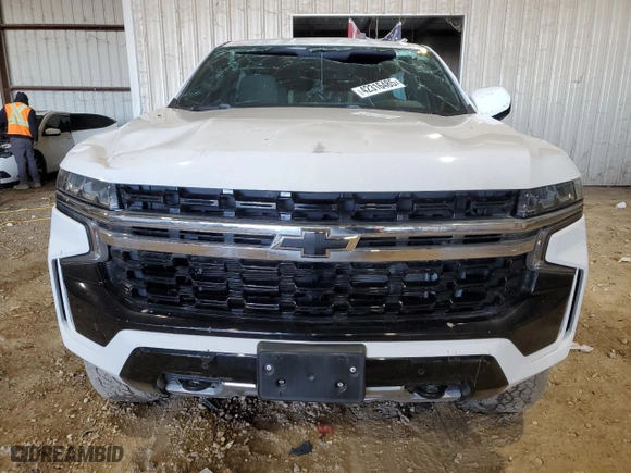 2022 Chevrolet Tahoe Commercial with VIN 1GNSKLED0NR215582, listed as a Copart auction lot 42316485 with 7,724 mi miles and Clean Title. Bid and sale history available at carsss.com. Image 5.