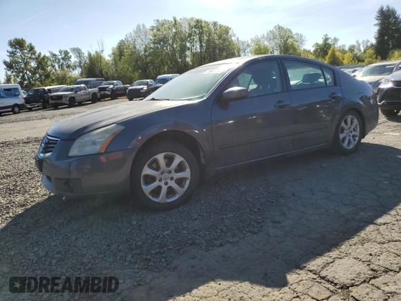 2007 Nissan Maxima 3.5 SE with VIN 1N4BA41E27C808193, listed as a Copart auction lot 73848124 with 118,924 mi miles and Clean Title. Bid and sale history available at carsss.com. Image 1.