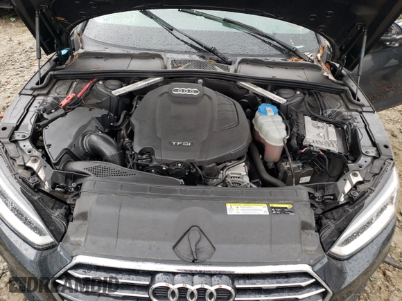 2018 Audi A5 Sportback Premium Plus with VIN WAUBNCF53JA009993, listed as a Copart auction lot 43005983 with 55,074 mi miles. Bid and sale history available at carsss.com. Image 11.